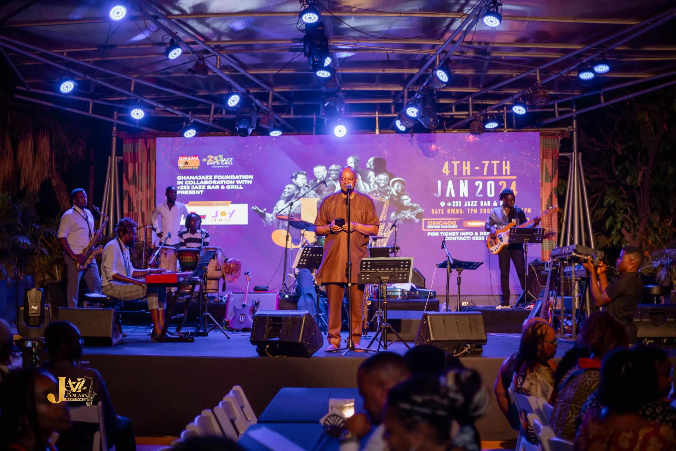 Jazz in January festival stage